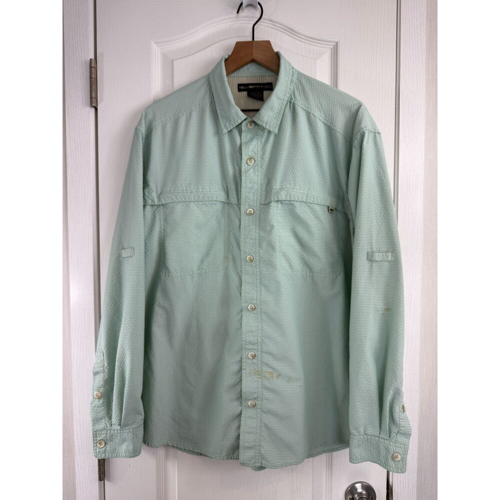 ExOfficio Men's Long-Sleeve Vented Shirt - XL ***STAINS***